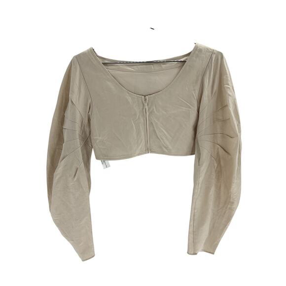 Cult Gaia 'Brenna' Beige Linen Top Size XS - Picture 3 of 4